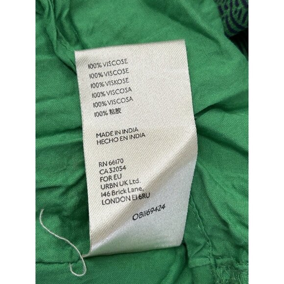 Anthropologie Maeve Tiered Midi Maxi Skirt Women’s Small  Green Elastic Waist - Picture 12 of 13